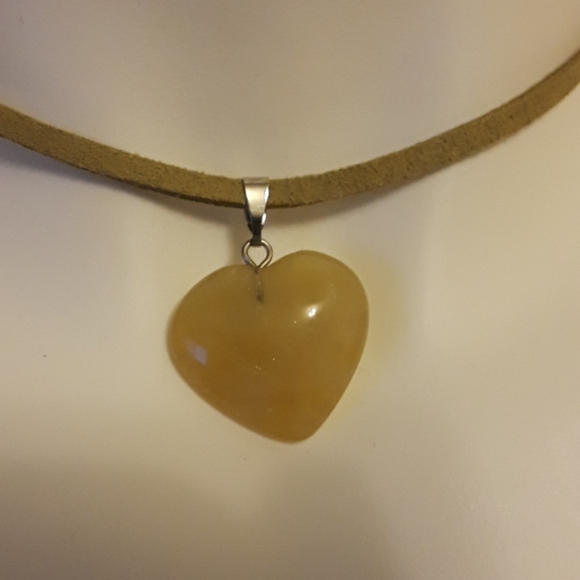 heart charm heart choker - Picture 2 of 3